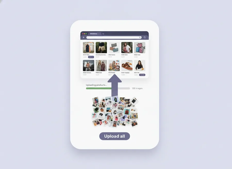 Bulk uploading many product images to the Meesho catalog in one click